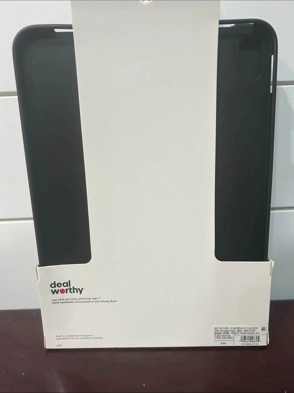 Dealworthy Black Tablet Case for 10.9 in iPad 10th Gen